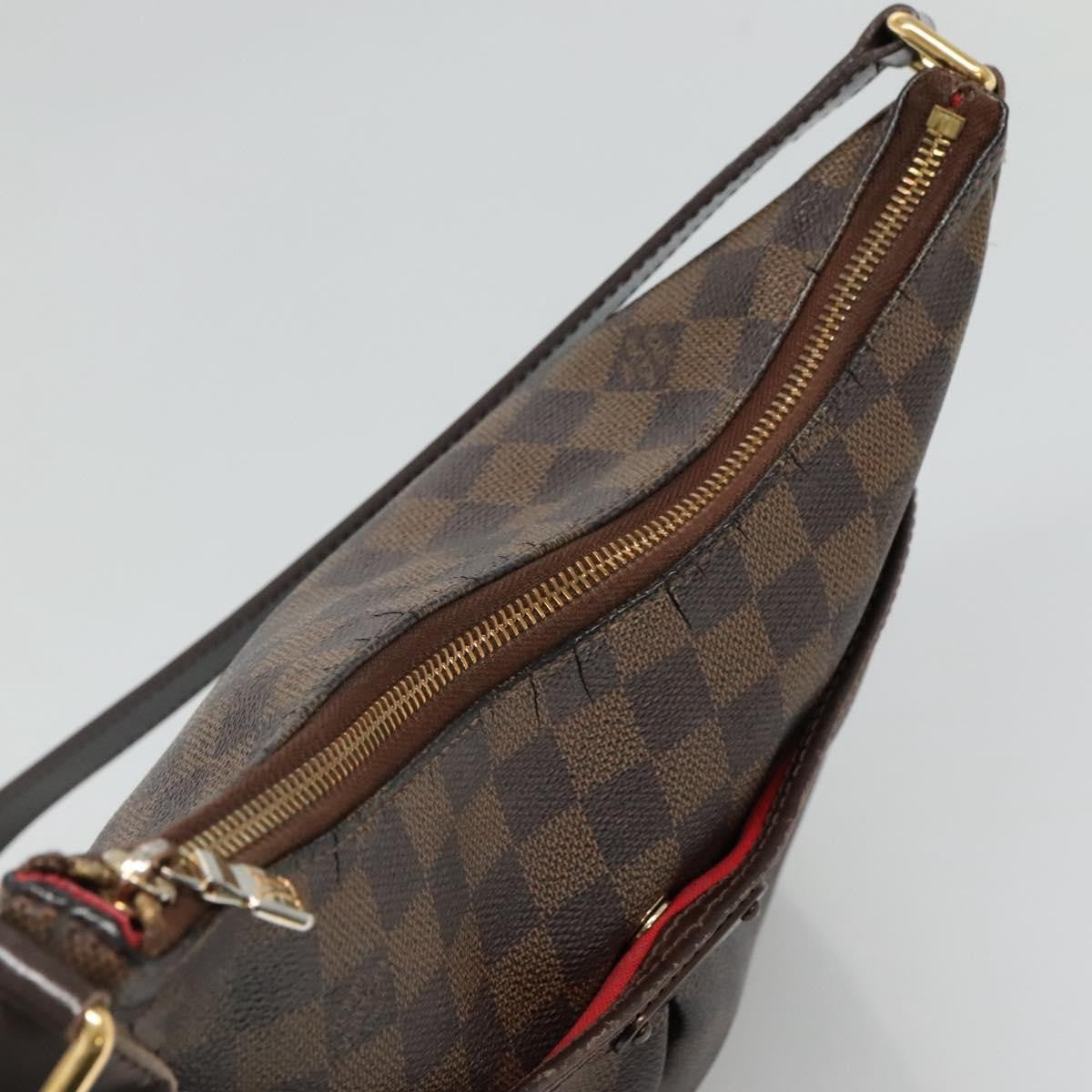 Louis Vuitton LOUIS VUITTON Damier Ebene Bloomsbury PM Shoulder Bag N42251 LV Authentic BD248