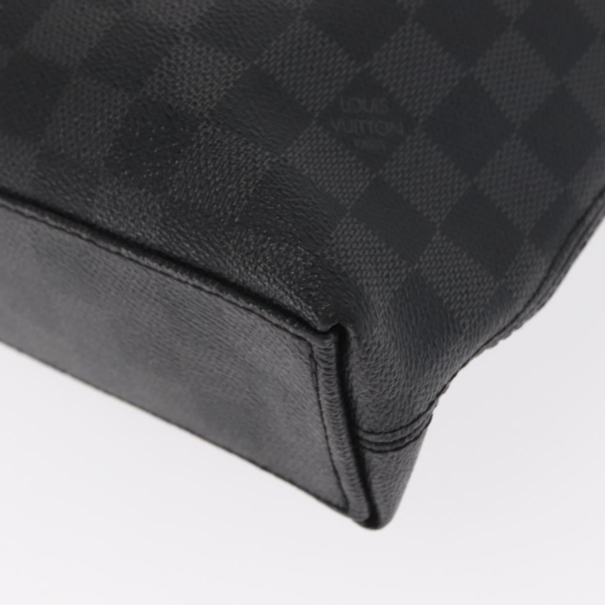Louis Vuitton LOUIS VUITTON Damier Graphite Porte Documents Jules Bag 2way N48224 Authentic ka1086