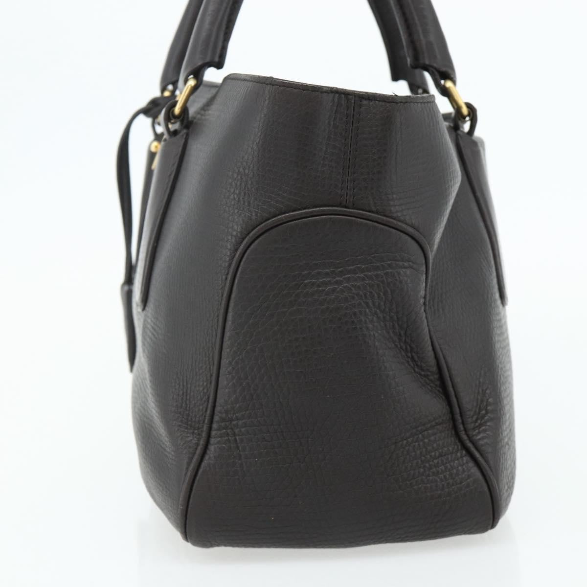 Celine CELINE New Boogie Bag Hand Bag Leather Brown Gold Authentic 179282A