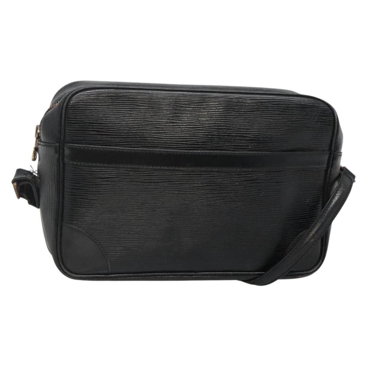 Louis Vuitton LOUIS VUITTON Epi Trocadero 27 Shoulder Bag Black M52312 LV Authentic 136635