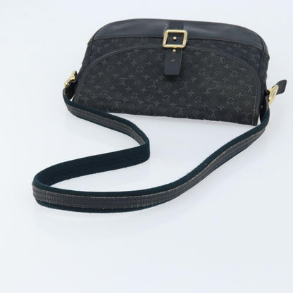 Louis Vuitton LOUIS VUITTON Monogram Mini Belanger Shoulder Bag Black M92672 LV Authentic 172756