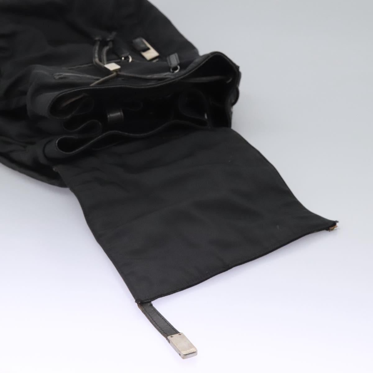 Gucci GUCCI Backpack Nylon Black Authentic 117288 Bag