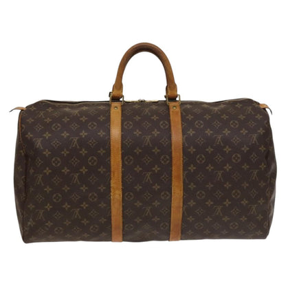 Louis Vuitton LOUIS VUITTON Monogram Keepall 55 Boston Bag M41424 LV Authentic 131773