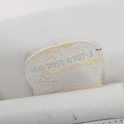 Gucci GUCCI Hand Bag Leather 2way White Silver 000 2058 0307 5 Authentic ep11566