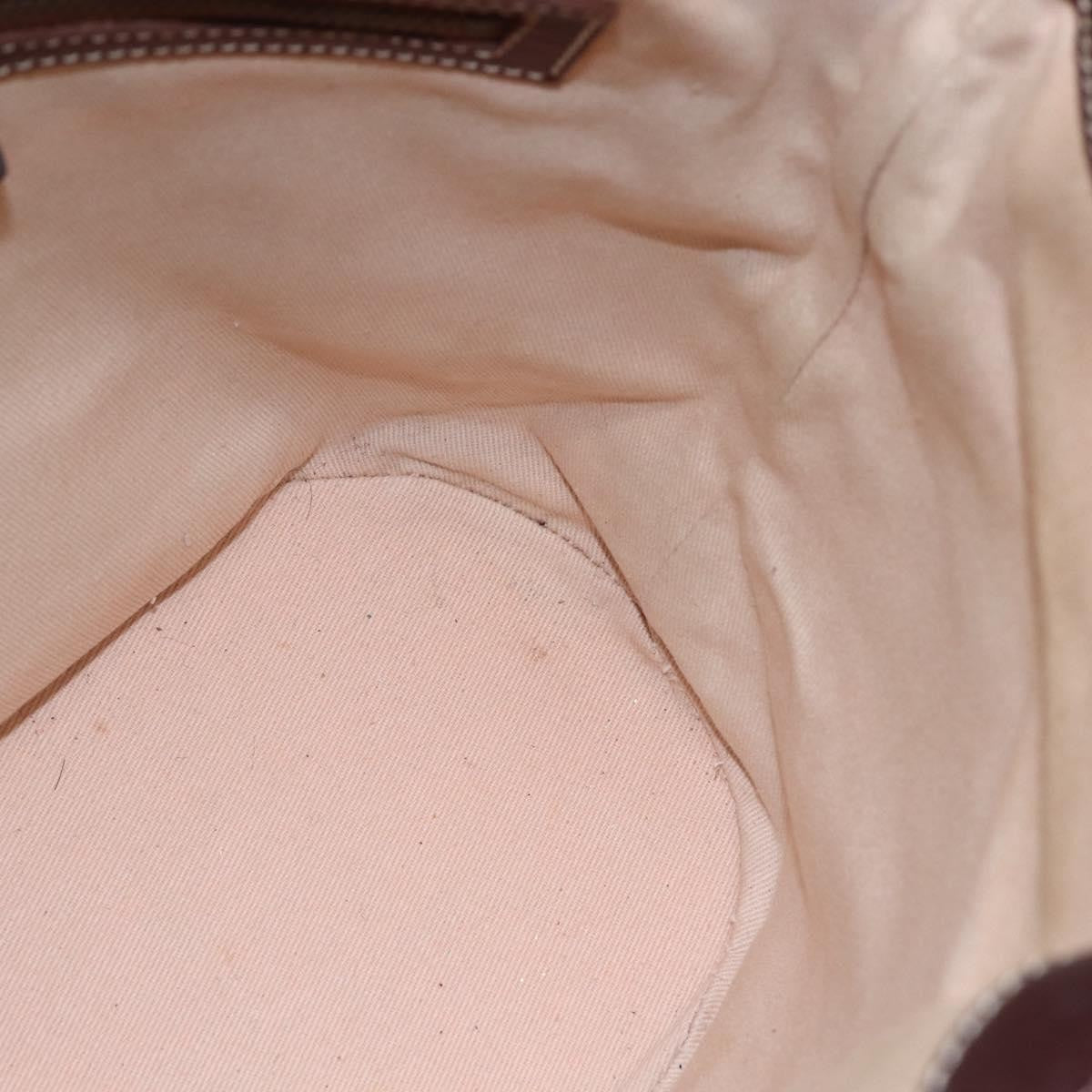Celine CELINE Macadam Canvas Tote Bag Beige Authentic bs30631
