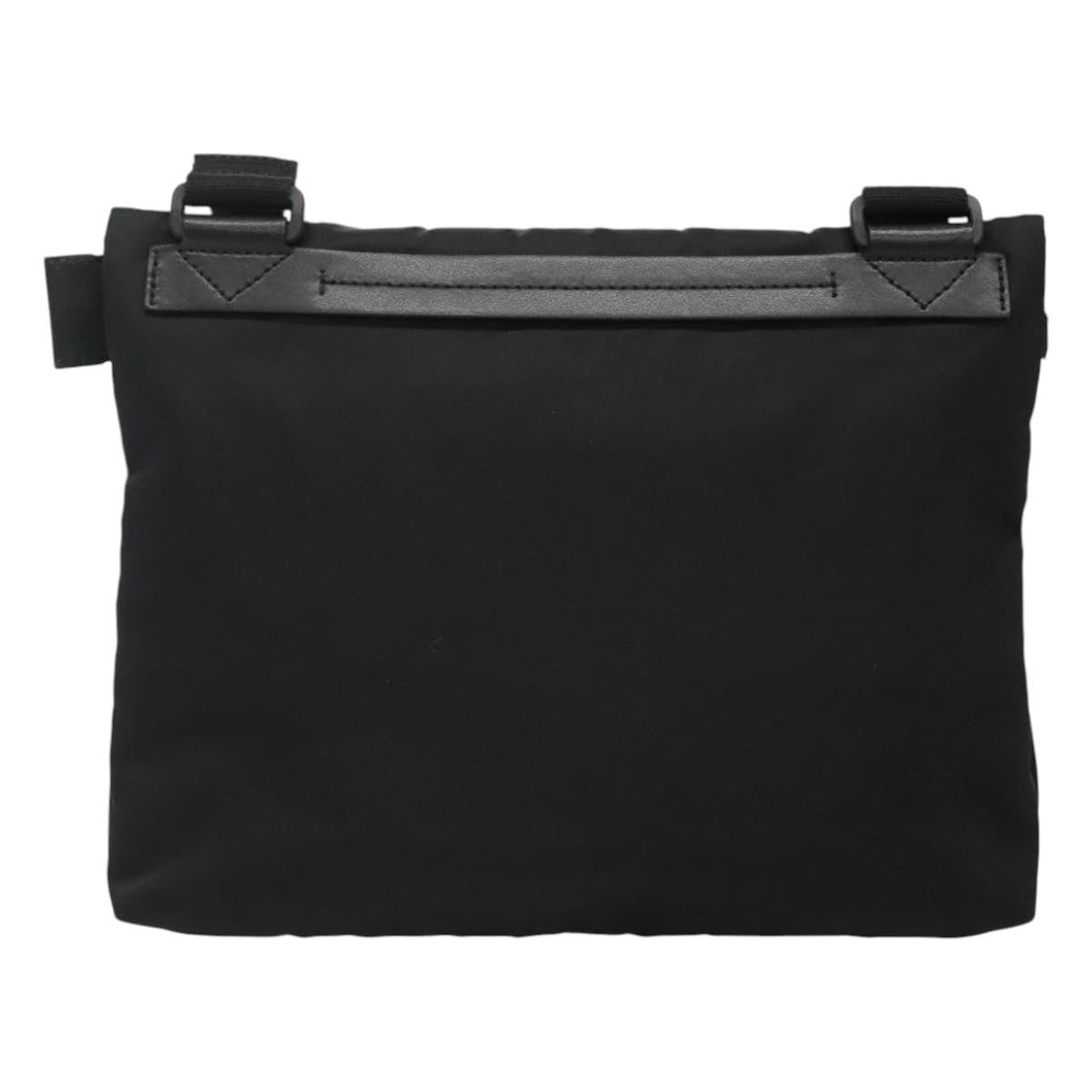 Givenchy GIVENCHY Shoulder Bag Nylon Black Silver Authentic bs23553