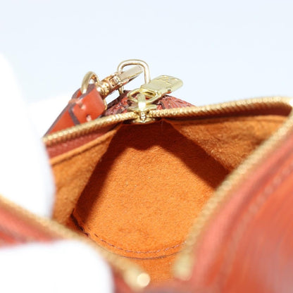 Louis Vuitton LOUIS VUITTON Epi Soufflot Pouch Accessory Pouch Brown LV Authentic BA12310A Bag