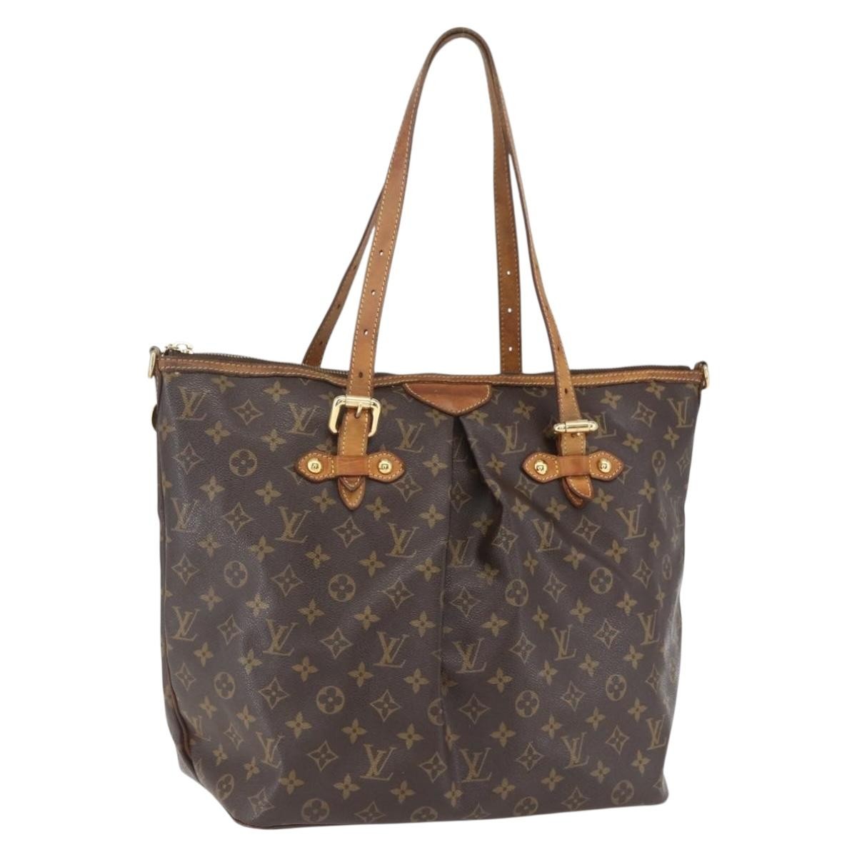 Louis Vuitton LOUIS VUITTON Monogram Palermo GM Tote Bag M40146 LV Authentic bs31768