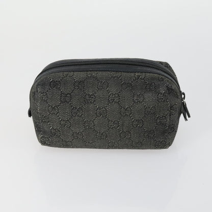 Gucci GUCCI GG Canvas Shoulder Bag Leather 6 Set Beige Black Navy Authentic fm4975
