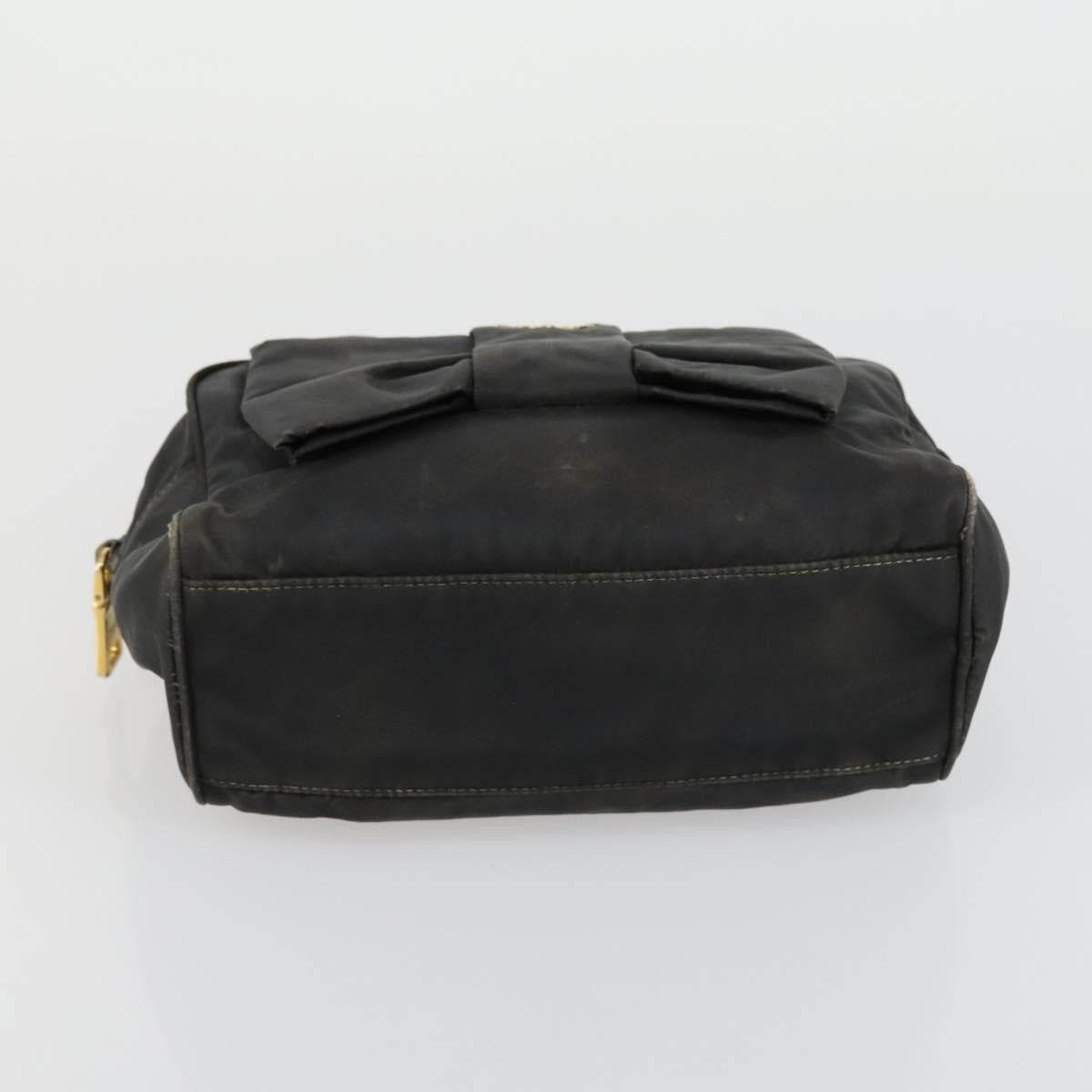 Prada PRADA Tote Bag Nylon 2 Set Black Beige Authentic 157078