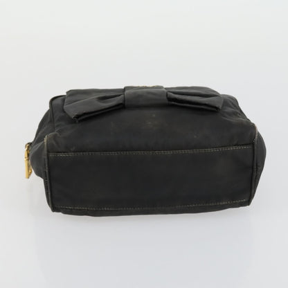 Prada PRADA Tote Bag Nylon 2 Set Black Beige Authentic 157078