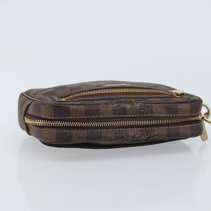 Louis Vuitton LOUIS VUITTON Damier Ebene Pochette Billets Macau Clutch Bag N61739 Authentic BA11690
