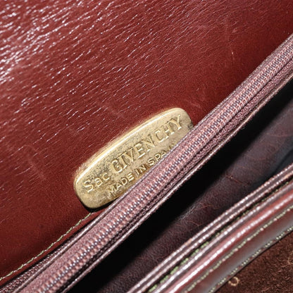 Givenchy GIVENCHY Shoulder Bag Suede Brown Gold Authentic bs35122