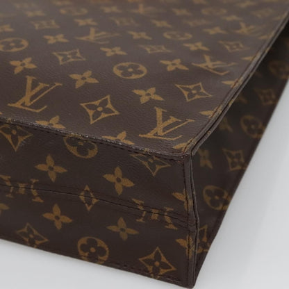 Louis Vuitton LOUIS VUITTON Monogram Sac Plat Hand Bag M51140 LV Authentic 132837