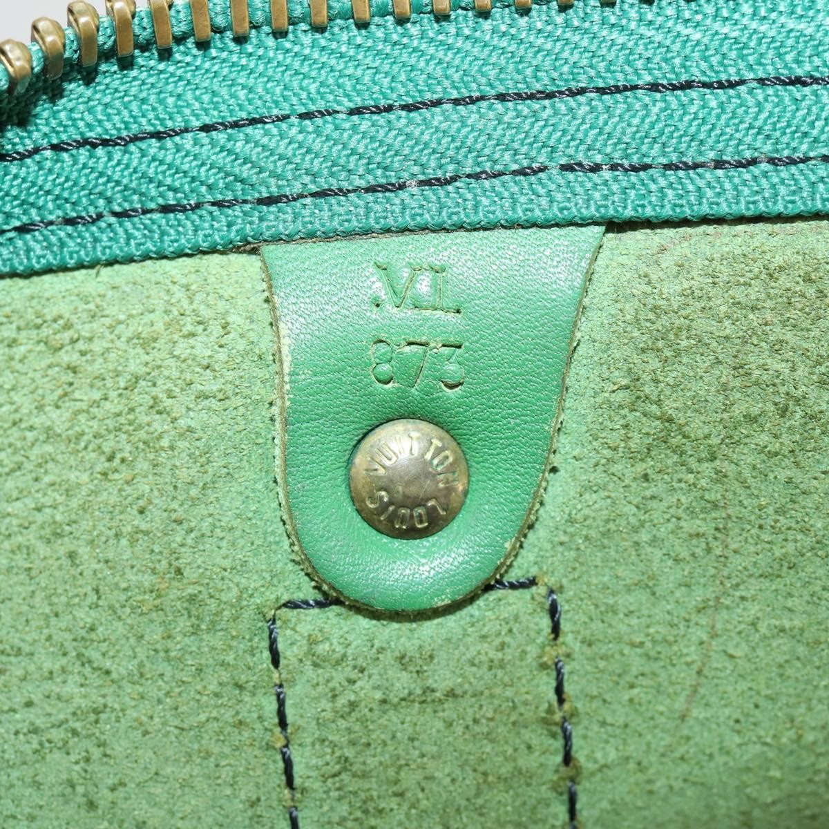 Louis Vuitton LOUIS VUITTON Epi Keepall 55 Boston Bag Green M42954 LV Authentic 158013