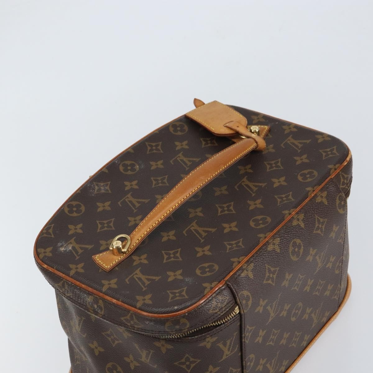 Louis Vuitton LOUIS VUITTON Monogram Nice Hand Bag M47280 LV Authentic 157865