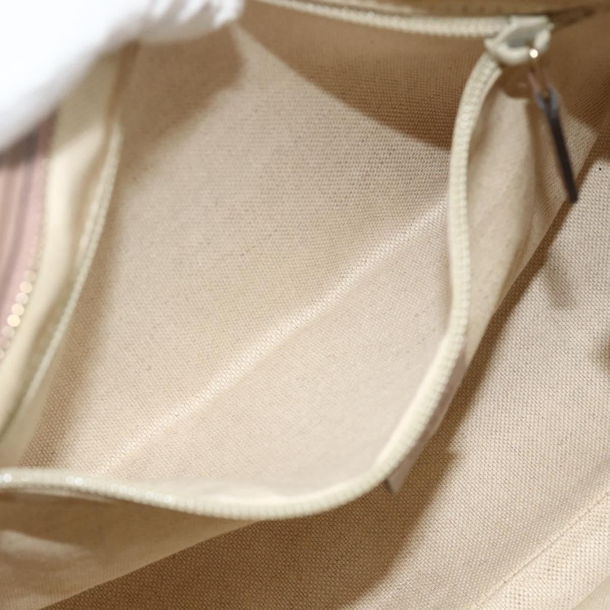 Gucci GUCCI GG Supreme Tote Bag PVC 2way Beige Gold 353440 Authentic 178185
