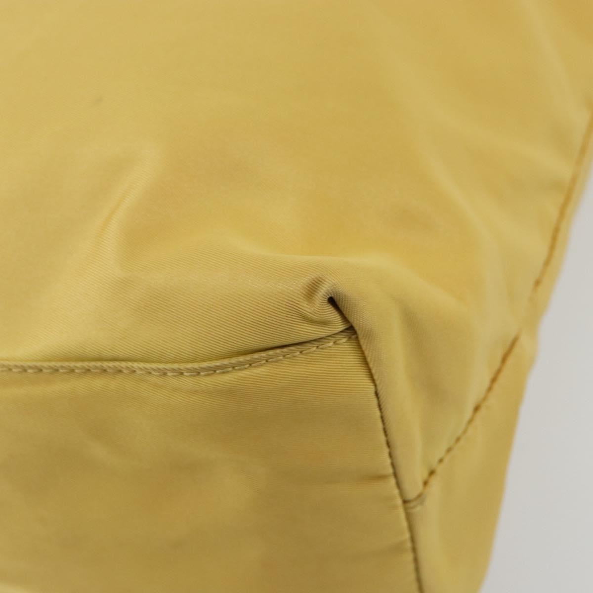 Prada PRADA Tote Bag Nylon Yellow Authentic 181131