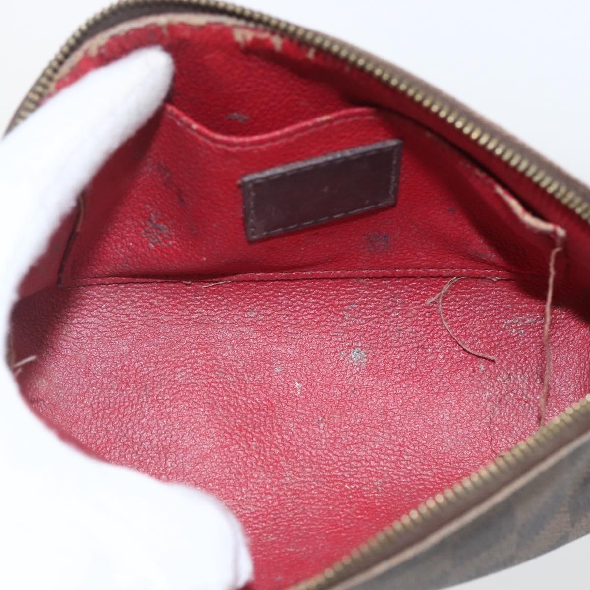 Louis Vuitton LOUIS VUITTON Damier Ebene Pochette Cosmetic PM Pouch N47516 LV Authentic 168508 Bag