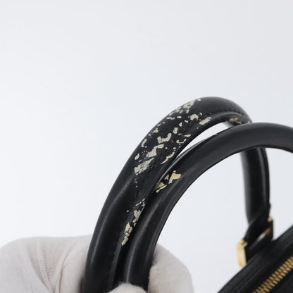 Louis Vuitton LOUIS VUITTON Epi jasmine Hand Bag Black M52852 LV Authentic AMZ065