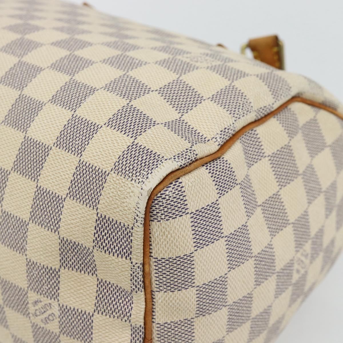 Louis Vuitton LOUIS VUITTON Damier Azur Speedy 25 Hand Bag N41534 LV Authentic BA13132