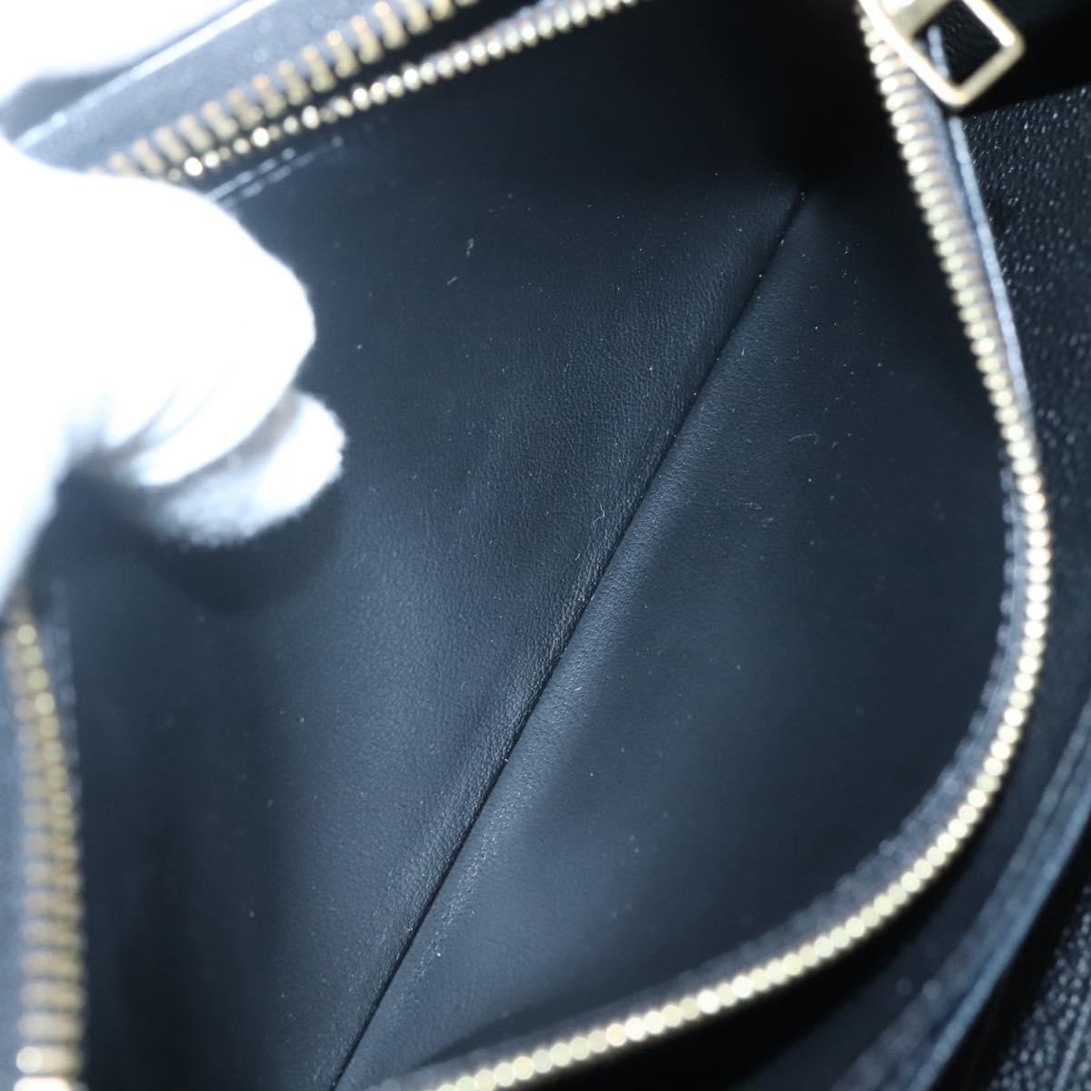 Louis Vuitton LOUIS VUITTON Monogram Empreinte Zippy Wallet Wallet Black M61864 LV Authentic hk2892 Bag
