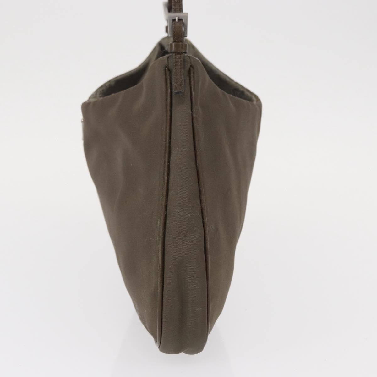 Prada PRADA Shoulder Bag Nylon Brown Authentic 153825