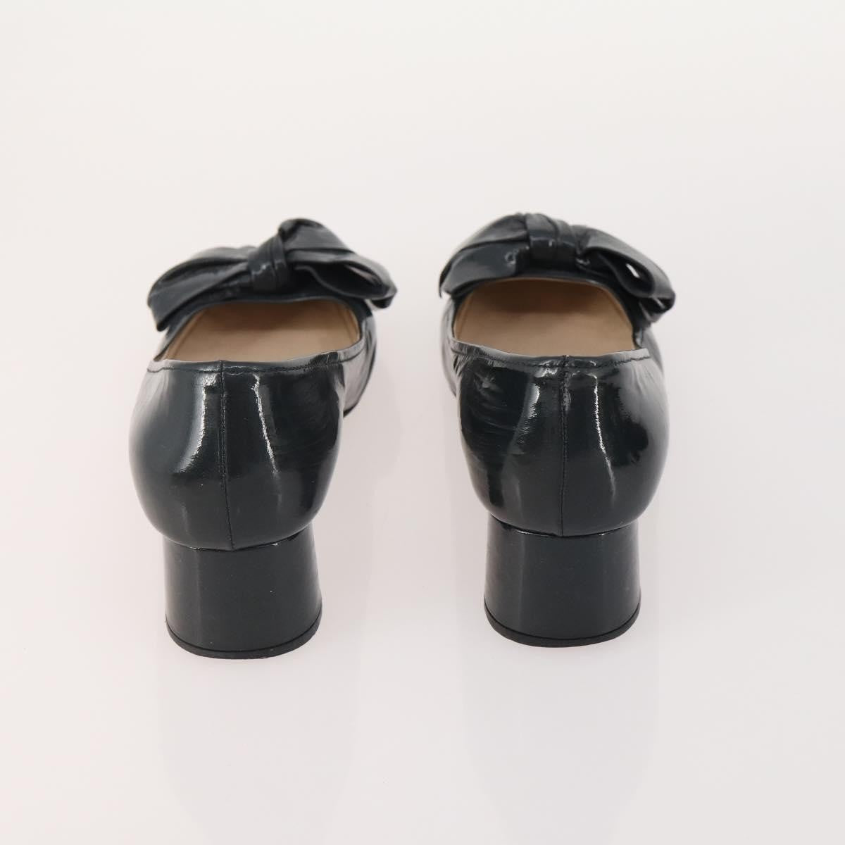 Prada PRADA Shoes Suede Leather 5 Set Brown black Authentic 174775 Bag