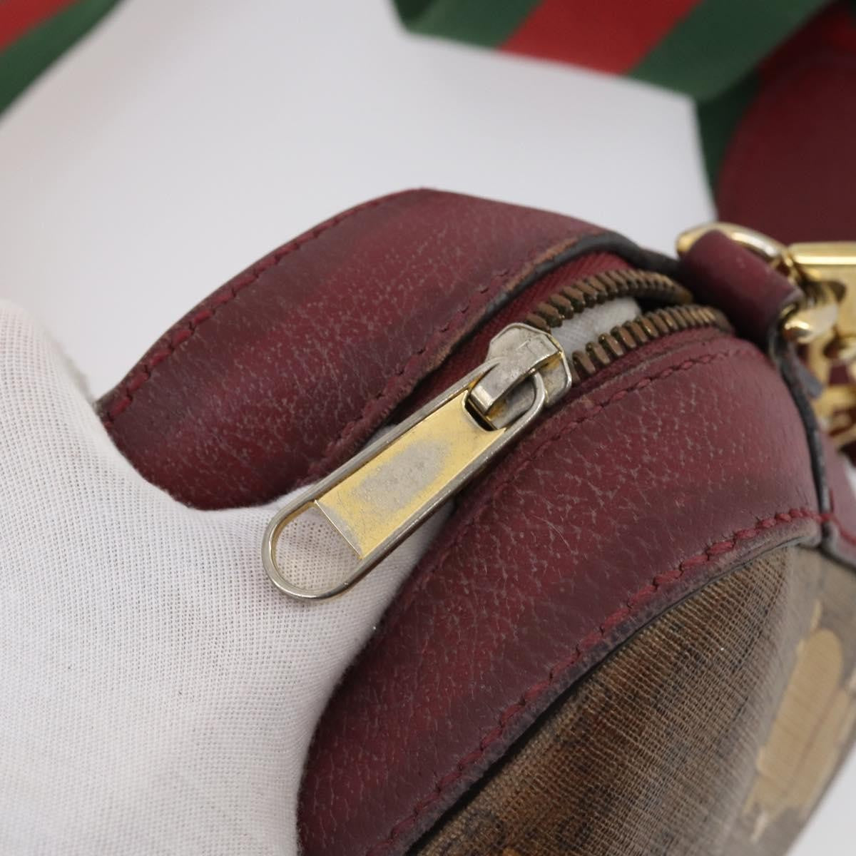 Gucci GUCCI Micro GG Supreme Doraemon Collaboration Bag PVC Beige 574886 Authentic 143965