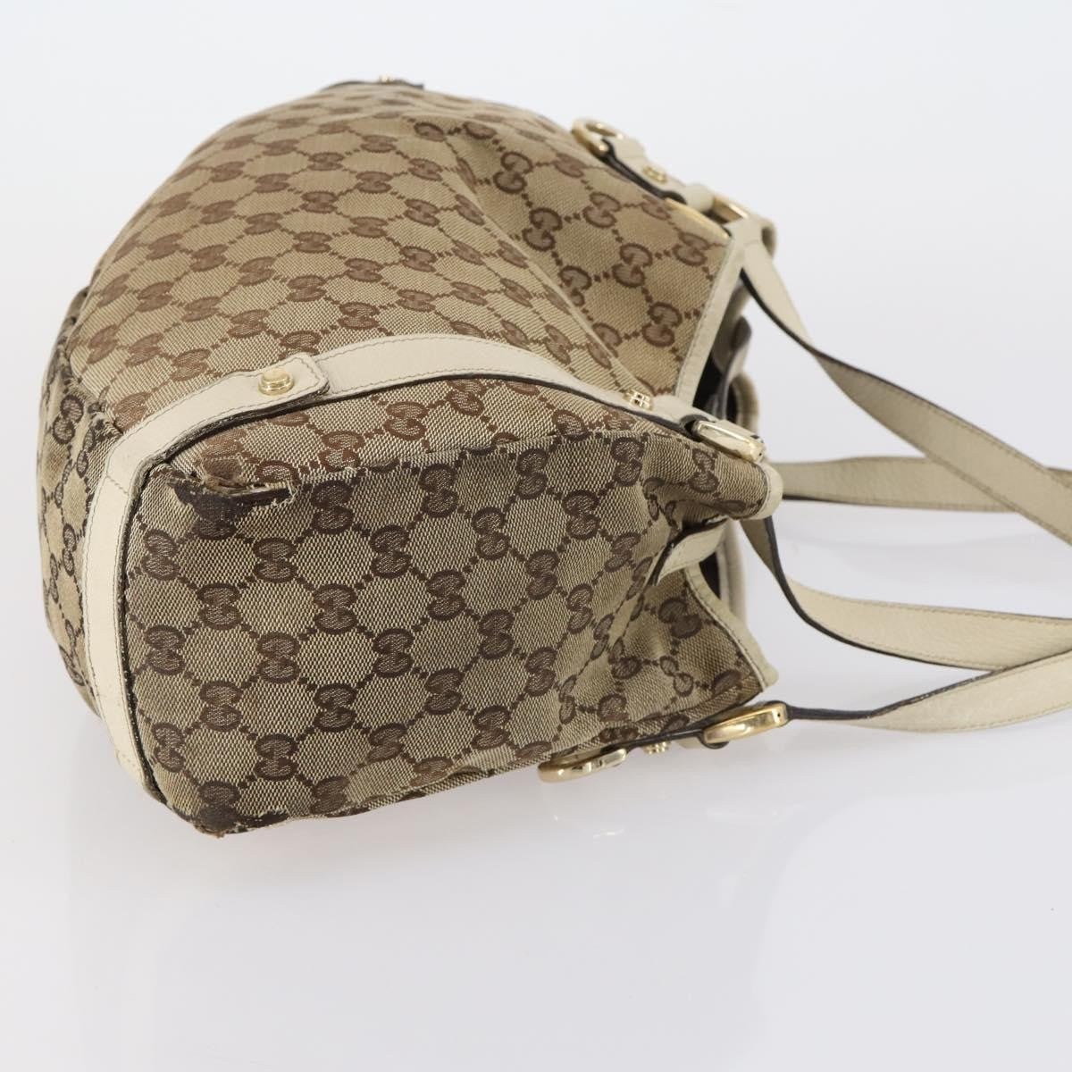 Gucci GUCCI GG Canvas Shoulder Bag 2 Set Red Gold Authentic 146898