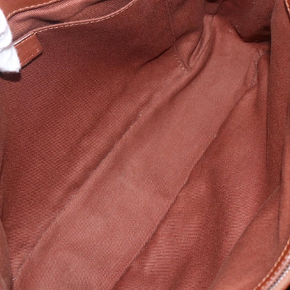 Celine CELINE Boogie bag Hand Bag Leather Brown Silver Authentic ka853
