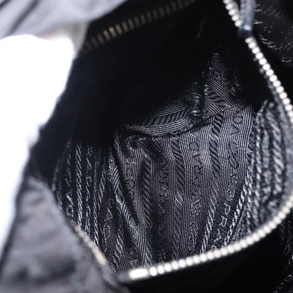 Prada PRADA Shoulder Bag Nylon Black Silver Authentic 147527