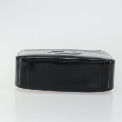 Gucci GUCCI Shoulder Bag Patent leather Black Silver 000 1046 0506 Authentic 175203