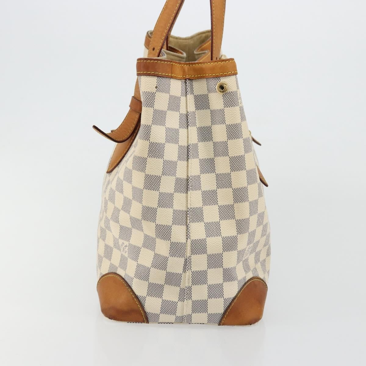Louis Vuitton LOUIS VUITTON Damier Azur Hampstead MM Tote Bag N51206 LV Authentic ep14515