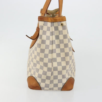 Louis Vuitton LOUIS VUITTON Damier Azur Hampstead MM Tote Bag N51206 LV Authentic ep14515
