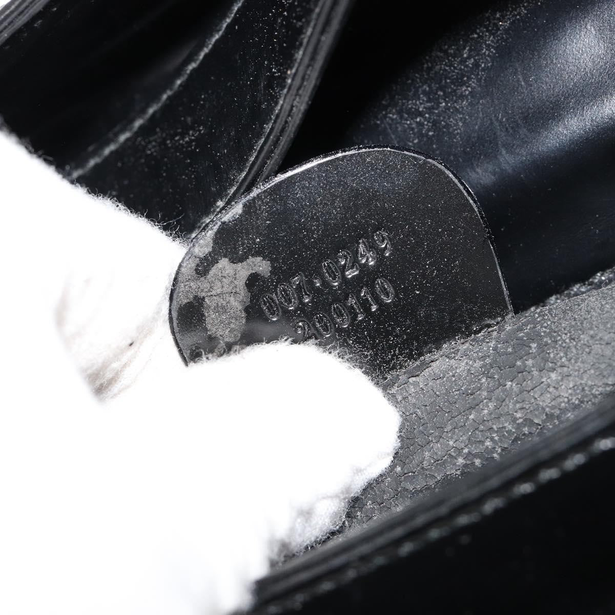 Gucci GUCCI Soho Hand Bag Patent leather Black Silver 007 0249 Authentic 182478
