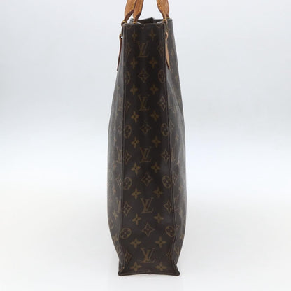 Louis Vuitton LOUIS VUITTON Monogram Sac Plat Hand Bag M51140 LV Authentic 162736