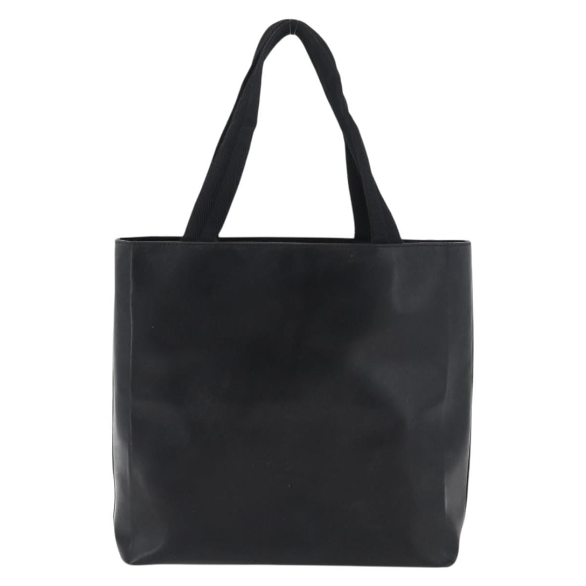 Prada PRADA Hand Bag Leather Black Silver Authentic 169378
