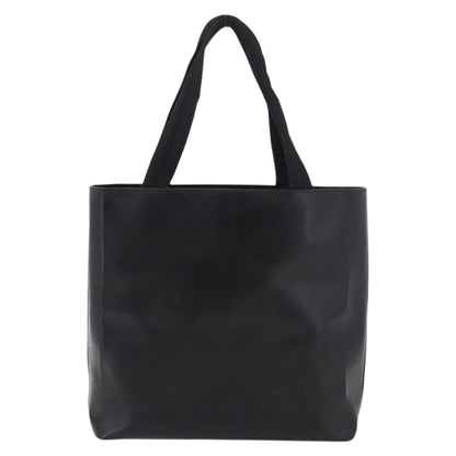 Prada PRADA Hand Bag Leather Black Silver Authentic 169378