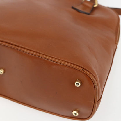 Gucci GUCCI Bamboo Hand Bag Leather 2way Brown Gold 000 1274 0290 Authentic 155221