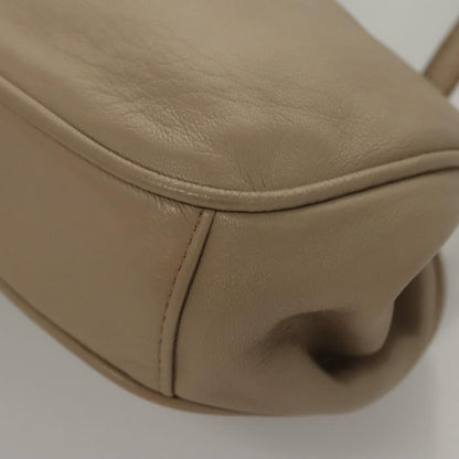 Celine CELINE Hand Bag Leather Beige Authentic 117663