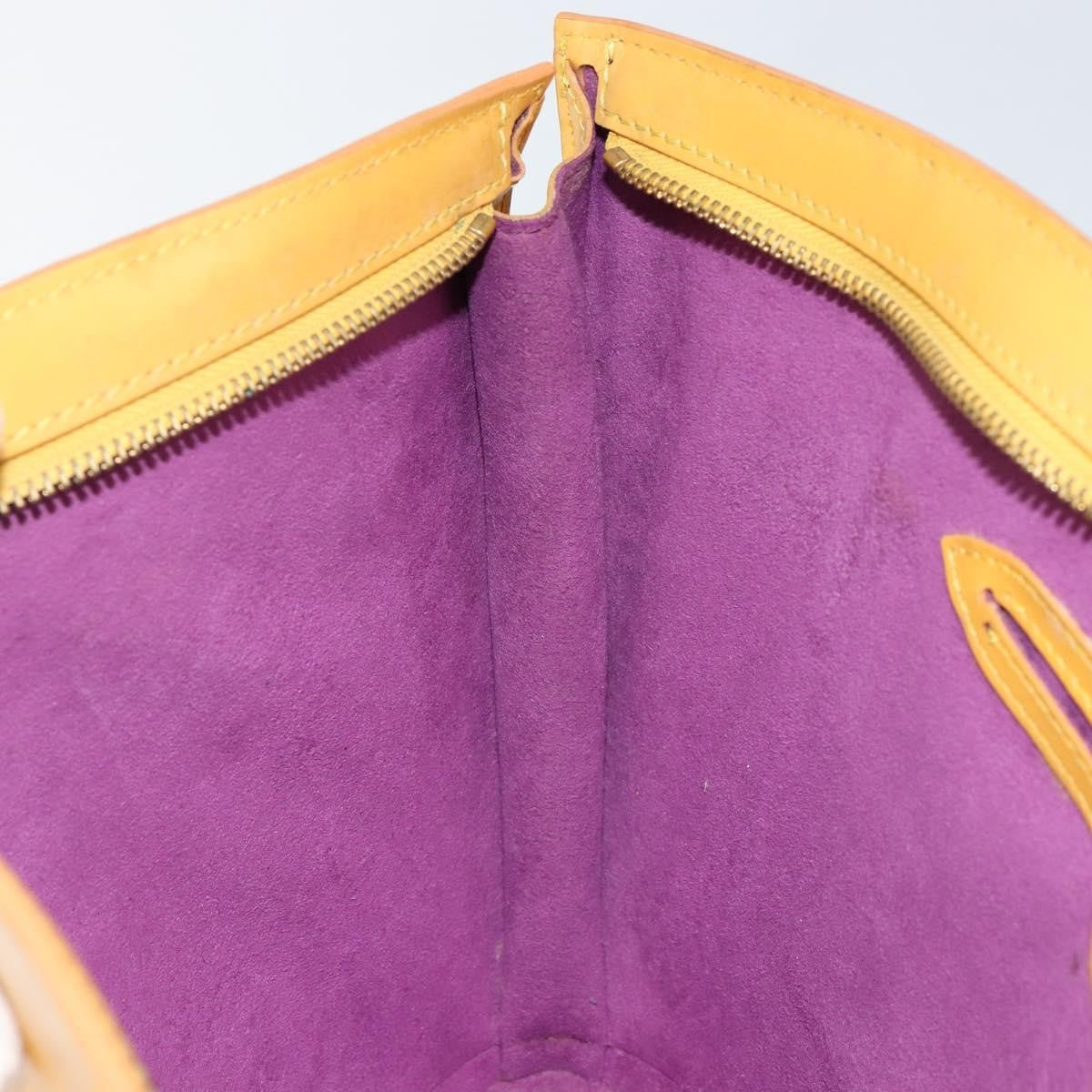 Louis Vuitton LOUIS VUITTON Epi Saint Jacques Hand Bag Yellow M52279 LV Authentic bs29292