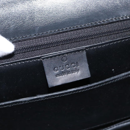 Gucci GUCCI Hand Bag Suede Black Authentic 153123