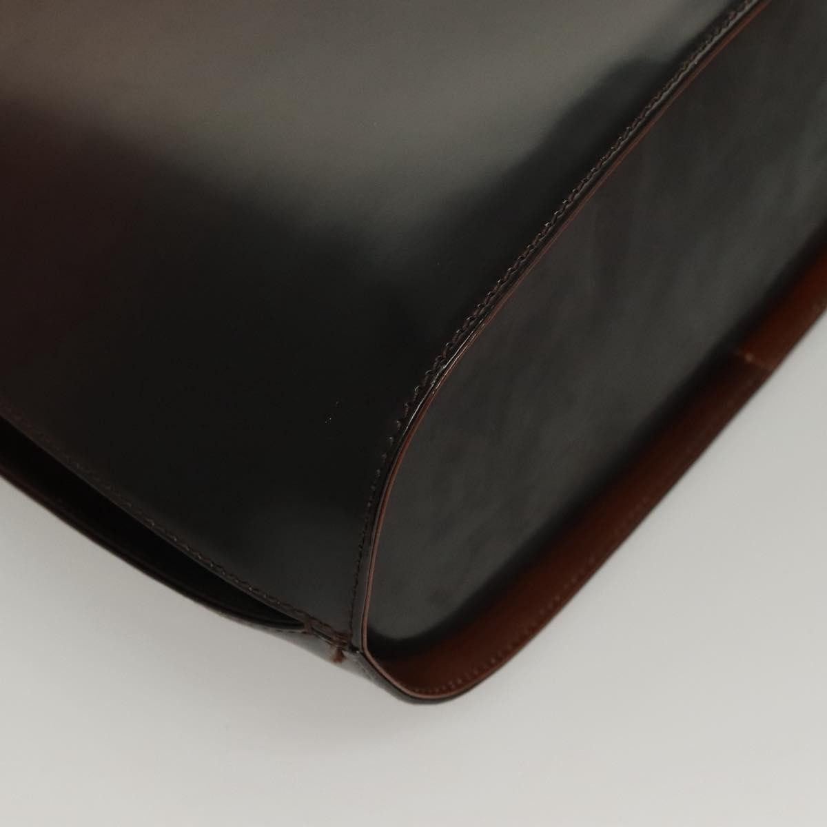 Salvatore Ferragamo Salvatore Ferragamo Gancini Shoulder Bag Leather Brown Authentic 132512
