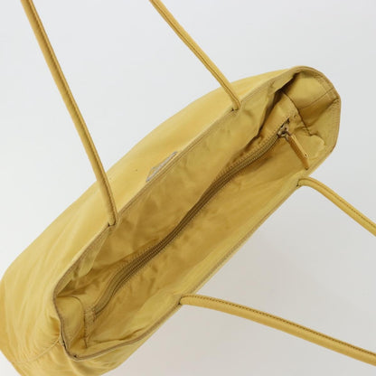 Prada PRADA Tote Bag Nylon Yellow Authentic 181131