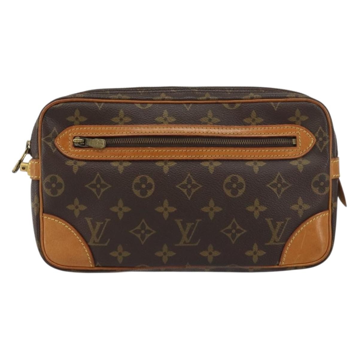 Louis Vuitton LOUIS VUITTON Monogram Marly Dragonne GM Clutch Bag M51825 LV Authentic gh1586