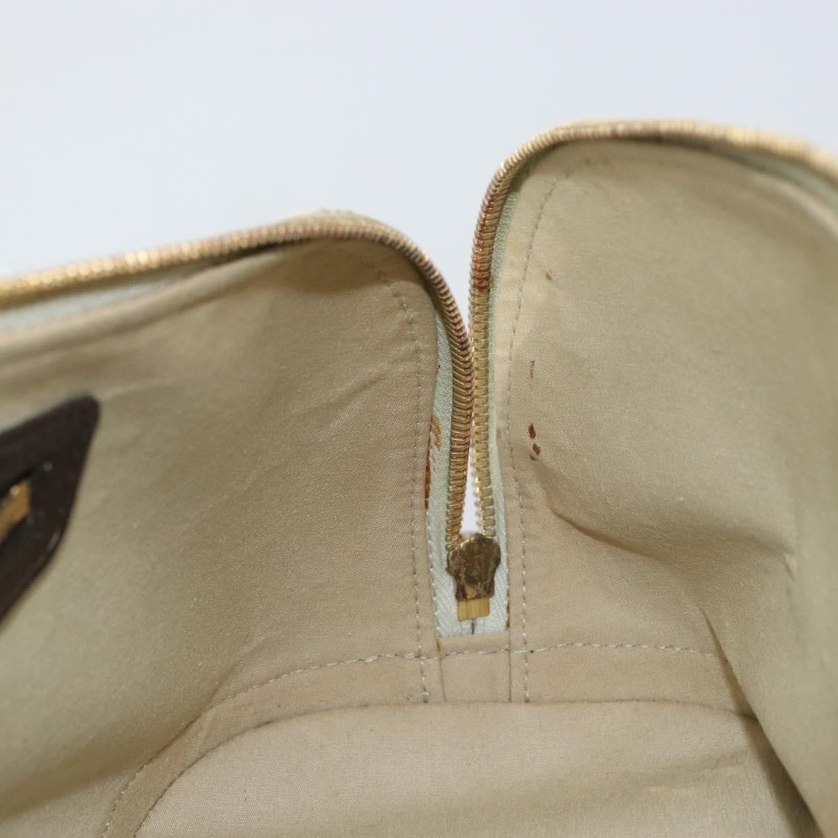 Louis Vuitton LOUIS VUITTON Monogram Mini Alma Ron Hand Bag Khaki M92206 LV Authentic 158341