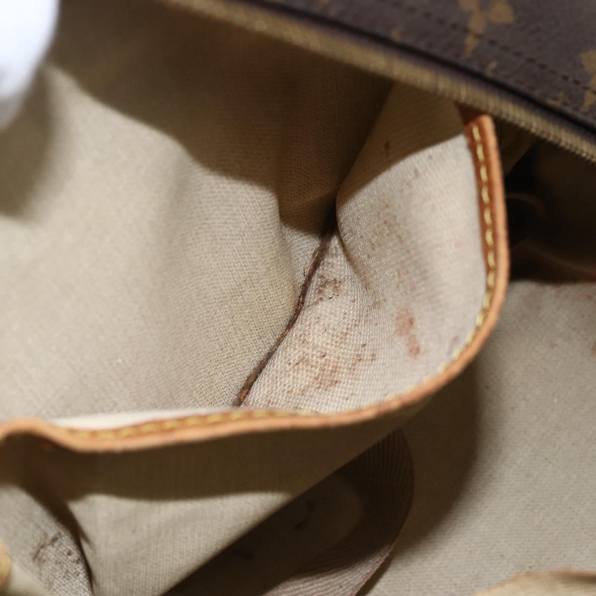 Louis Vuitton LOUIS VUITTON Monogram Deauville Hand Bag M47270 LV Authentic 158279