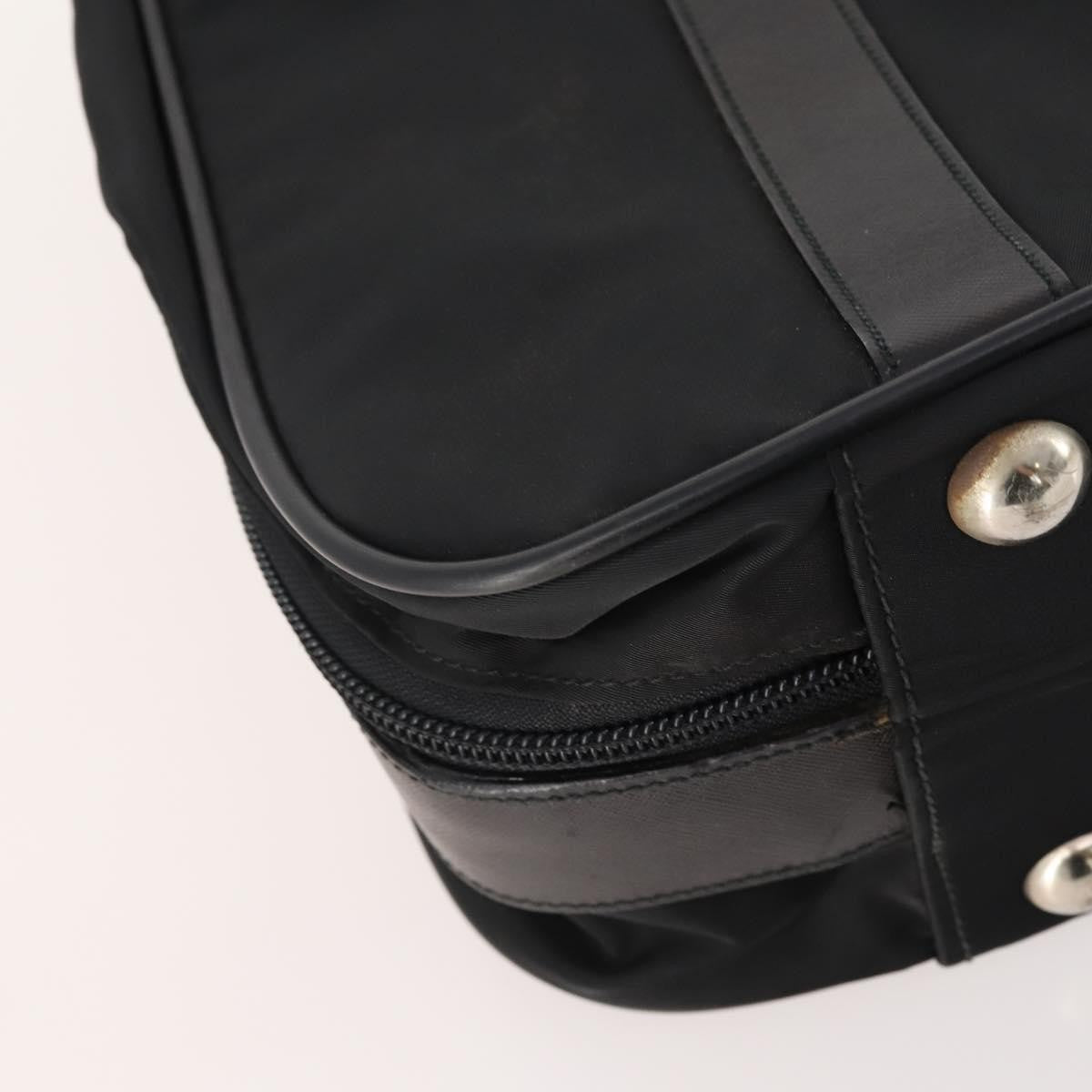 Prada PRADA Trunk Nylon 2 Set Black Authentic 174973 Bag