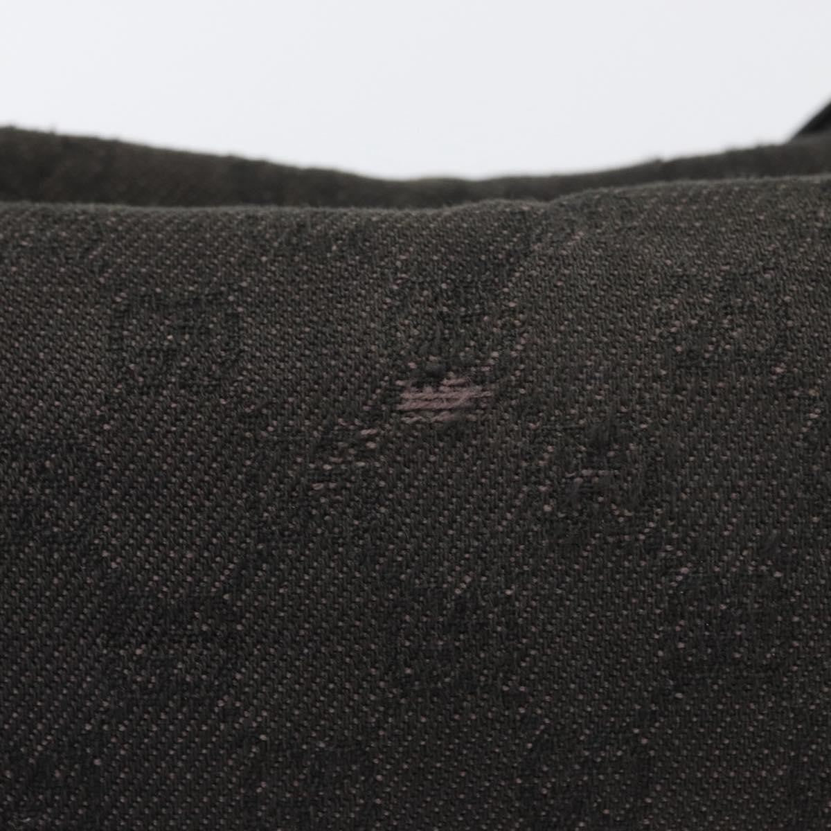 Gucci GUCCI GG Canvas Shoulder Bag Black 101333 Authentic 173490